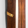 Squared Italian Teak Mirror, 1960s