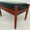 Danish armchair with stool, teak wood, original very good condition, 60s