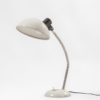 French Grey Metal Table Lamp, 1950s