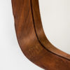 Squared Italian Teak Mirror, 1960s
