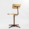 Mid-Century Industrial French Stool, 1950s