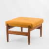Scandinavian Teak Ottoman, 1960s