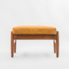 Scandinavian Teak Ottoman, 1960s