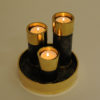 Norwegian Candleholder set of three by Saulo- Sulitjelma 1970s
