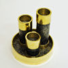 Norwegian Candleholder set of three by Saulo- Sulitjelma 1970s