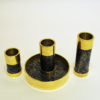 Norwegian Candleholder set of three by Saulo- Sulitjelma 1970s
