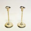 Silver candleholder pair by Ainar Axelsson for GAB Sweden 1967