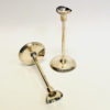 Silver candleholder pair by Ainar Axelsson for GAB Sweden 1967