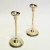 Silver candleholder pair by Ainar Axelsson for GAB Sweden 1967