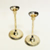 Silver candleholder pair by Ainar Axelsson for GAB Sweden 1967