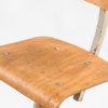 Wood and Metal Atelier Stool, 1950s