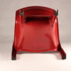 Pair of Red Vicario Lounge Chairs Design by Vico Magistretti Made by Artemide