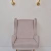 Orrefors wall lights Carl Fagerlund, a pair, glass & brass, 1960`s ca, Sweden