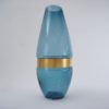 Dara International glass vase, 1980`s ca, Italian