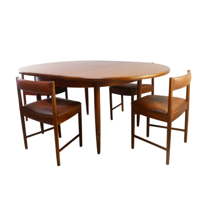 Mid Century Extending Dining Table, Mid Century Dining Table Plans