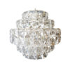 Kinkeldey 6 Tiered Chrystal Chandelier, 1970s