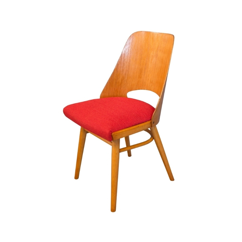 Mid-Century Dining Chair no.514 by Radomir Hofman for TON