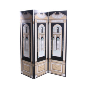 Handmade folding screen, Italian design 1970s