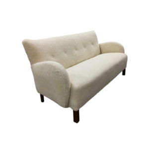 Vintage Danish Lambswool Sofa