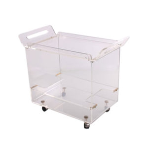 Plexiglass trolley Italian design