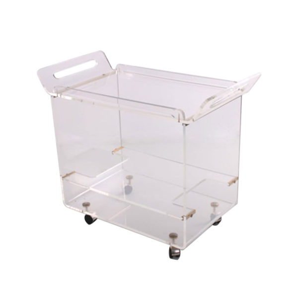 Plexiglass trolley Italian design