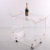 Plexiglass trolley Italian design