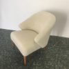 Rare Danish Mid-Century Armchair in Lambswool