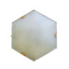 Pair of Wall sconces frosted glass with brass design by Stilnovo