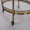 Maison Jansen Paris Golden Drinks trolley three layers 1950 Maison Jansen Paris Golden Drinks trolley three layers 1950