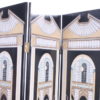 Handmade folding screen, Italian design 1970s