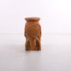 Rattan bamboo elephant side table brown (1960s)
