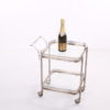 Maison Jansen Paris silver drinking trolley 1950