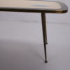 Vintage coffee table from the 60s with glass top