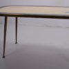 Vintage coffee table from the 60s with glass top