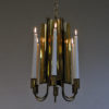 Brass candle holder Chandelier by Pierre Forssell for Skultuna, Sweden 1960s Brass candle holder Chandelier by Pierre Forssell for Skultuna, Sweden 1960s
