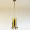Brass candle holder Chandelier by Pierre Forssell for Skultuna, Sweden 1960s Brass candle holder Chandelier by Pierre Forssell for Skultuna, Sweden 1960s