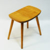 Mid-century birch stool Palle by Yngve Ekström 1950s Sweden
