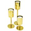 Scandinavian Classic and beautiful Brass Candleholder set 1970s Scandinavian Classic and beautiful Brass Candleholder set 1970s