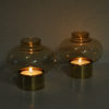 Norwegian vintage pair of Brass Candleholders by Colseth 1960s