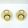 Norwegian vintage pair of Brass Candleholders by Colseth 1960s