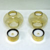 Norwegian vintage pair of Brass Candleholders by Colseth 1960s