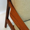 Swedish pair of teak lounge chairs mod USA 75 by Folke Ohlsson for DUX 1960s