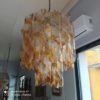pair chandeliers Mazzega Riccioli, 70's