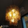 pair chandeliers Mazzega Riccioli, 70's