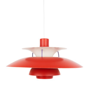 Vintage Danish Model PH 5 Ceiling Lamp by Poul Henningsen for Louis Poulsen, 1950s