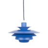 Danish vintage pendant lamp Alexia by Kurt Wiborg, Jeka, Denmark, 1980s