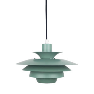 Danish vintage pendant lamp Alexia by Kurt Wiborg, Jeka, Denmark, 1980s