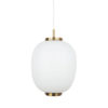 Danish mid-century pendant lamp Kina/China by Bent Karlby, Lyfa, 1946