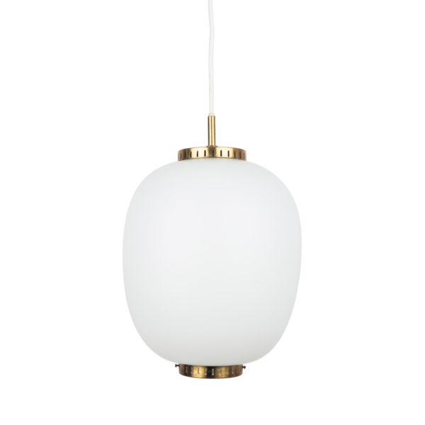 Danish mid-century pendant lamp Kina/China by Bent Karlby, Lyfa, 1946