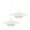 Pair of vintage pendant lamps PH 4/3 by Poul Henningsen, Louis Poulsen, 1966